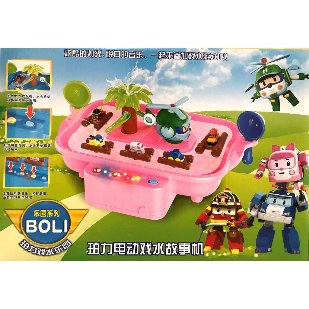 Đồ chơi hồ bơi POLI ⚡ freeship⚡ đèn nhạc y hình 14818