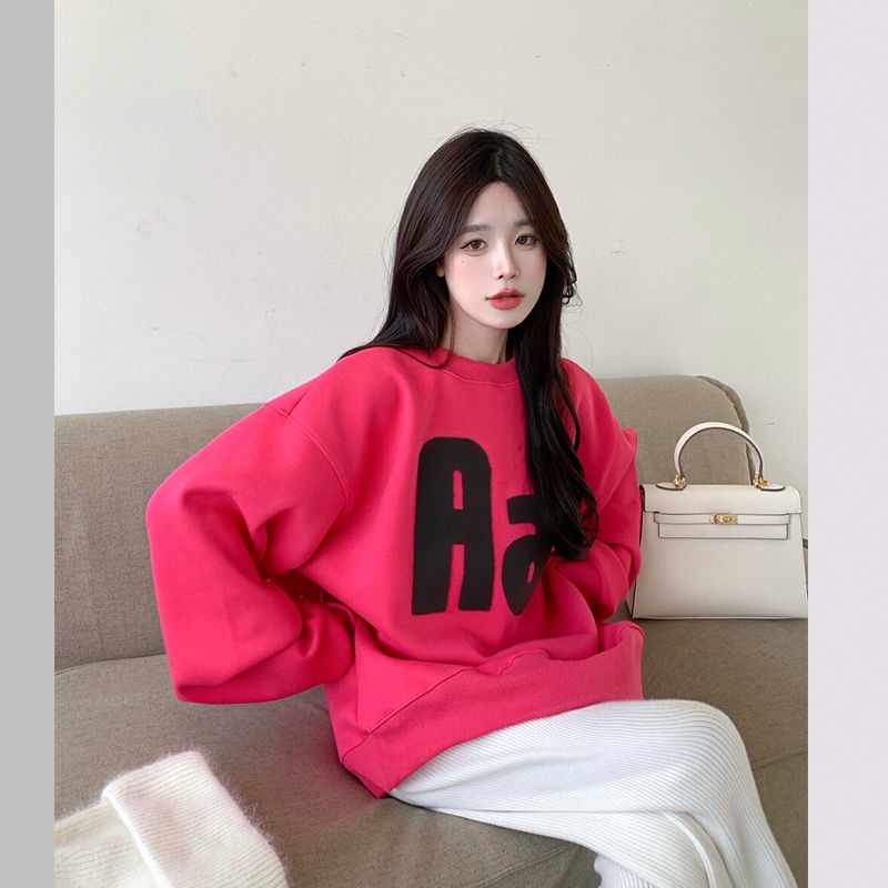 Áo sweater vải nhung mỏng che khéo bụng thời trang mùa đông cho nữ | BigBuy360 - bigbuy360.vn