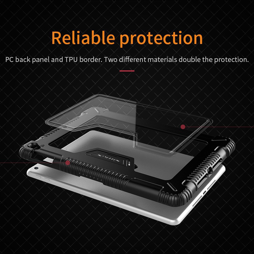 [Mã ELMS5 giảm 7% đơn 300K] BAO DA IPAD 9.7 2018 - 2017 NILLKIN BUMPER CHỐNG SỐC CHÍNH HÃNG HÀNG CHUẨN | BigBuy360 - bigbuy360.vn