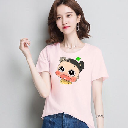 [Bán rẻ xin ReView] Áo thun nữ in hình Quỳnh Aka ATNK1261 Thương Hiệu YANO [Nhập mã THEANH10 Giảm thêm 30k] | BigBuy360 - bigbuy360.vn