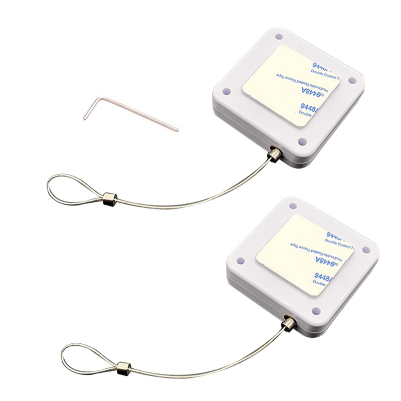 Set 2 Thiết Bị Đóng Cửa Tự Động Không Cần Khoan Đa Năng Có Dây Rút