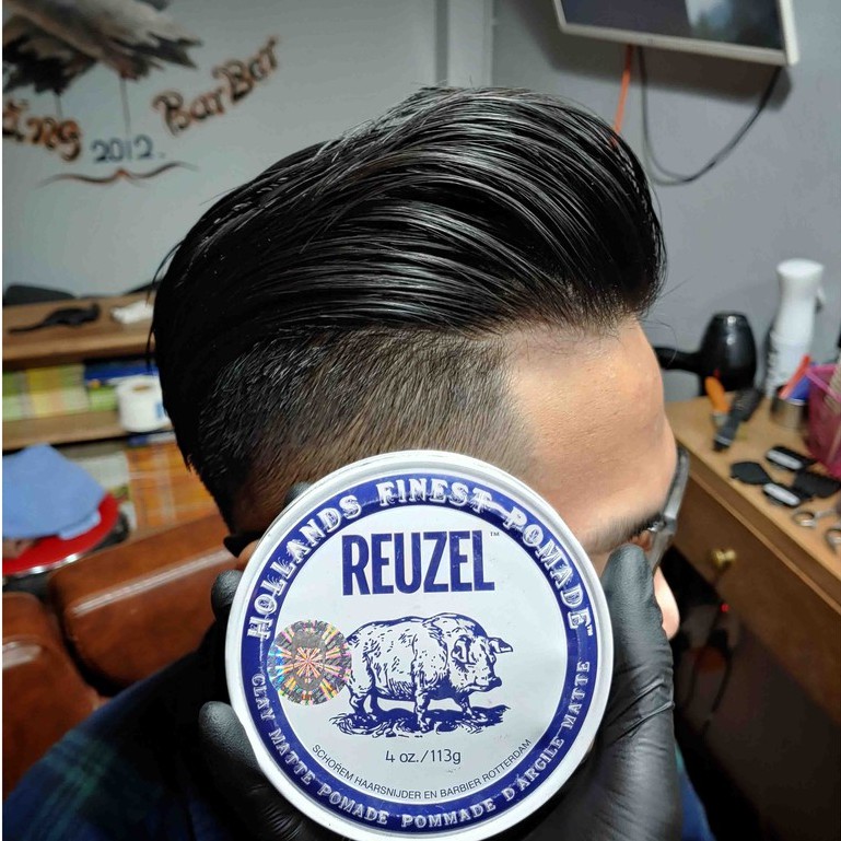 Sáp vuốt tóc Reuzel Clay Matte Pomade - 113g