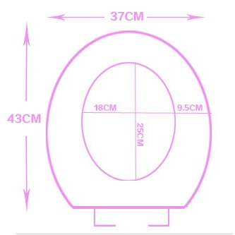 Miếng lót bồn cầu - Màu sắc giao ngẫu nhiên