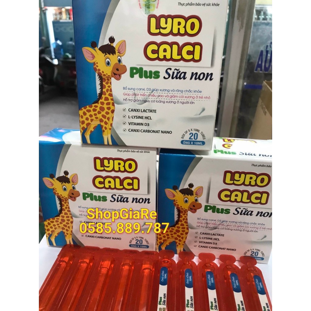 Lyro calci plus sữa non phát triển chiều cao, kích thích ăn ngon, cho xương chắc khoẻ chống còi xương, loãng xương