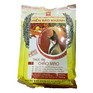 Cám Hiển Bảo Khánh Chào Mào Dưỡng - Thay Lông (Số 1) 200g - Thức Ăn Chim Cao Cấp