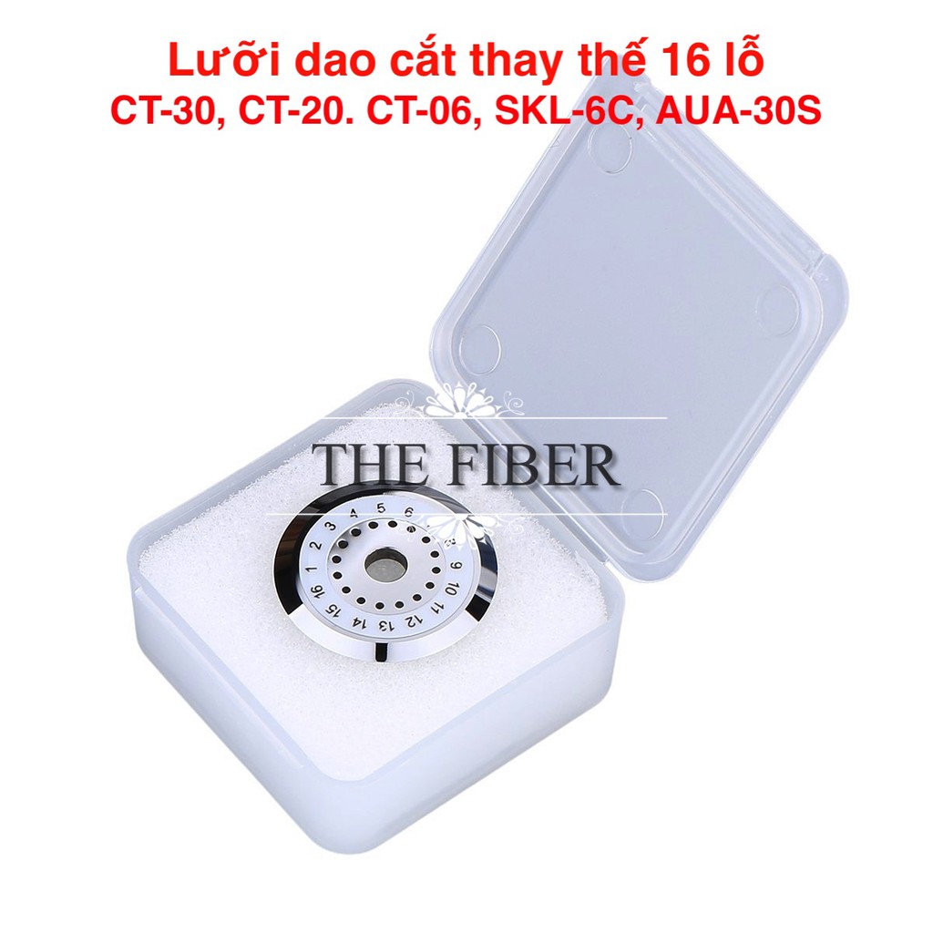 Lưỡi dao thay thế (16 lỗ) Dao cắt chính xác sợi quang CT-30 CT-20 CT-05 CT-06 SKL-6C CI-03