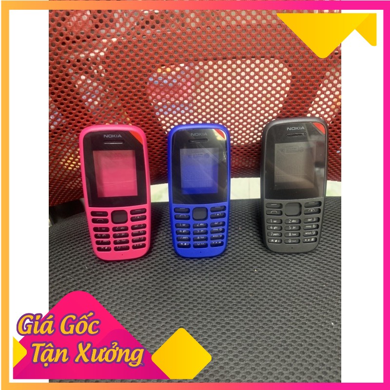 Vỏ điện thoại Nokia 105 2019 hàng đẹp,zin ngọc sơn mobile
