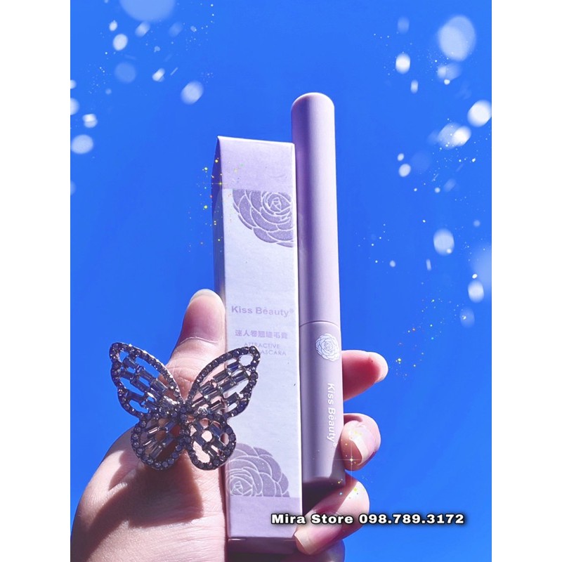 MASCARA CHUỐT MI VỎ TÍM SIÊU TƠI MẢNH KISS BEAUTY (Mẫu Mới)