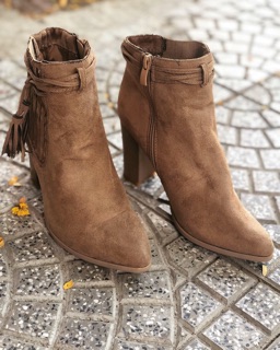 Giày bốt da lộn tua rua cần pass hãng SHOOPEN