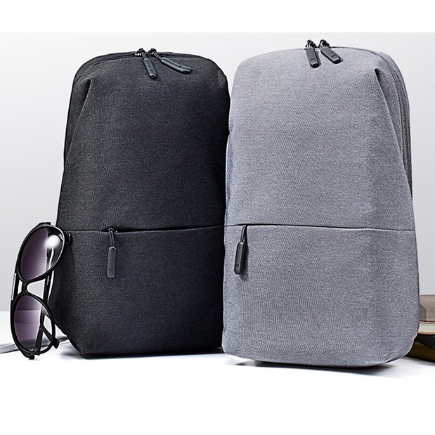 Balo Xiaomi Mi City Sling Bag Dark Grey - Túi Đeo Chéo Xiaomi Thời Trang - Hàng Chính Hãng