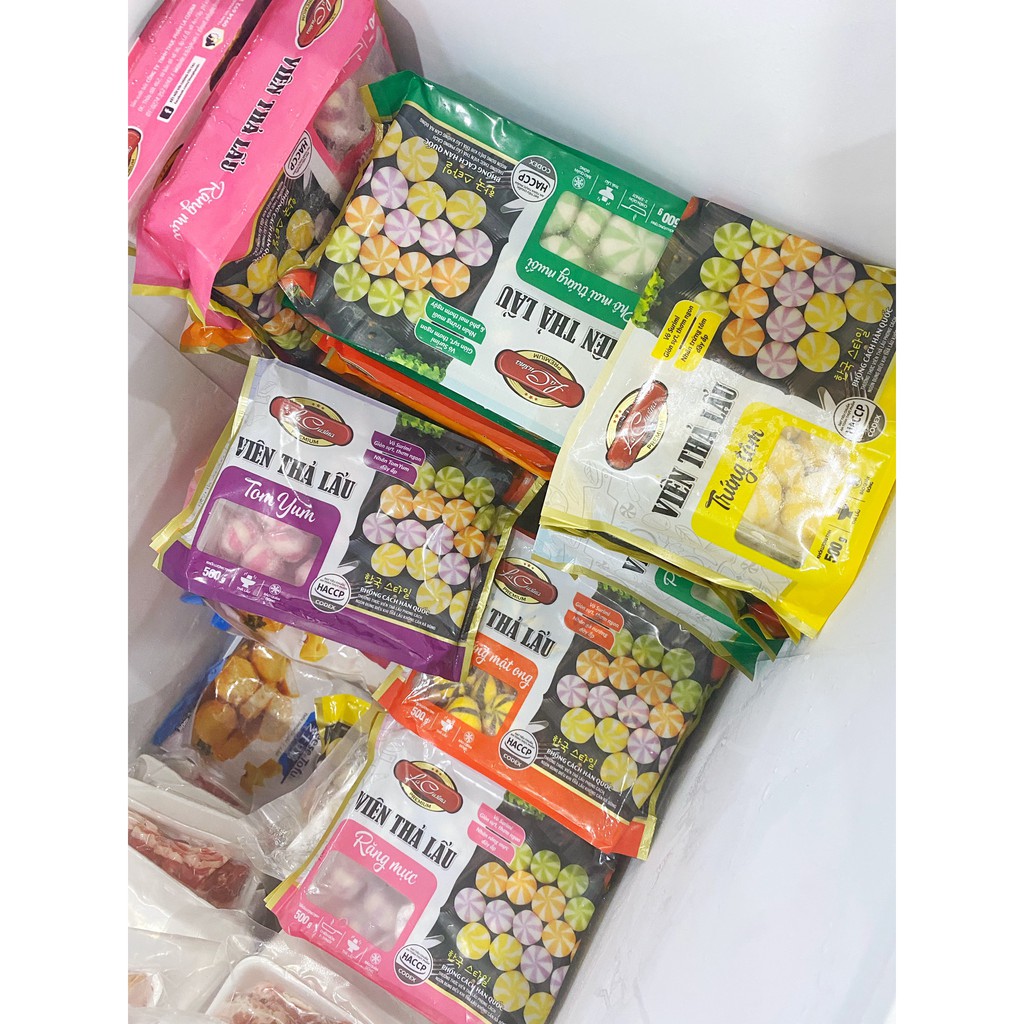 Viên Thả Lẩu Lacusina & Green Sky 500g - Bánh bao nhân trứng cá - Siêu Thị Lẩu | BigBuy360 - bigbuy360.vn