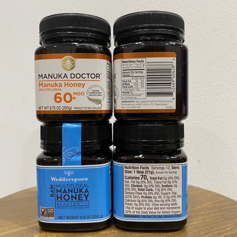Mật ong Manuka honey Comvita Wedderspoon Manuka Doctor New Zealand chính hãng MGO263 | Kfactor 16 | Kfactor 12 | MGO83