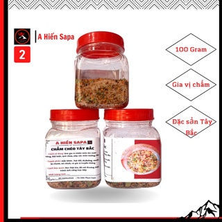 Chẳm chéo khô Tây Bắc lọ 100gr vị đặc biệt, đồ chấm truyền thống của vùng Tây Bắc, chấm gì cũng ngon.