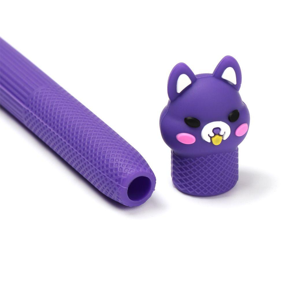 BTLIMER Hộp Đựng Bút Silicone Màu Kẹo Chống Bụi Chống Trượt Cho Pencil 1st