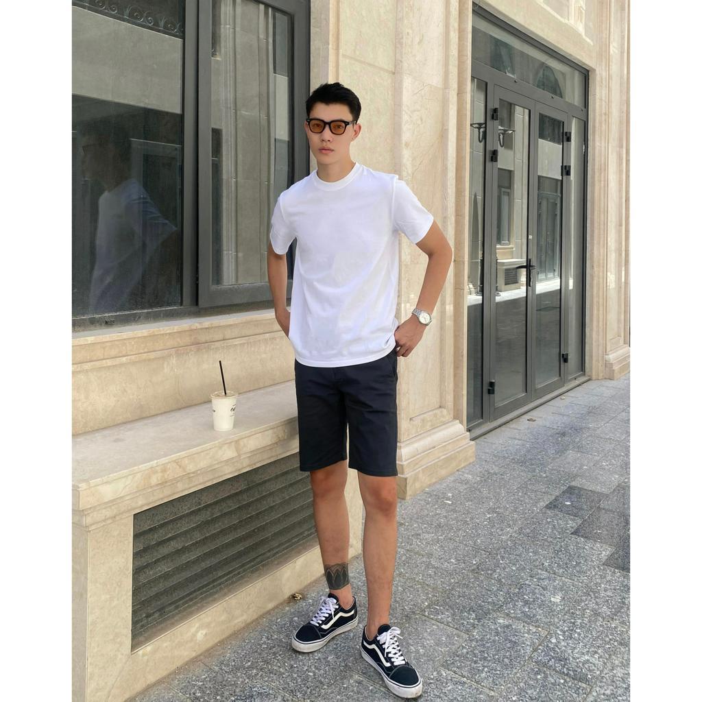 Áo Thun Nam Cotton ARTCOM Basics, cotton thoáng mát,: Fom regular tiêu chuẩn, cổ tròn