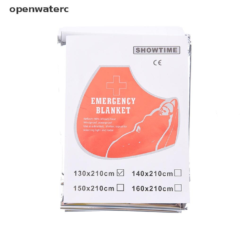 Openwaterc Túi Ngủ Giấy Bạc Chống Thấm Nước 130x210cm