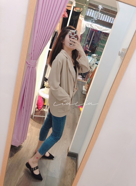 Áo Blazer Cổ Vest Hai Túi ?🍃 | BigBuy360 - bigbuy360.vn