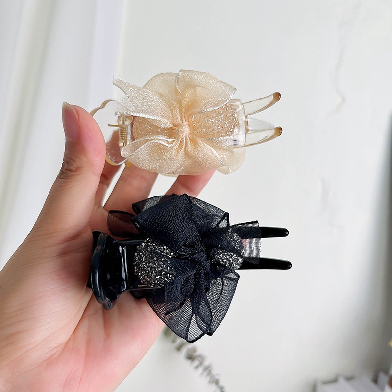 Kẹp Tóc Đính Nơ Xinh Xắn Thiết Kế Mới Thời Trang Theo Phong Cách Nhật Hàn