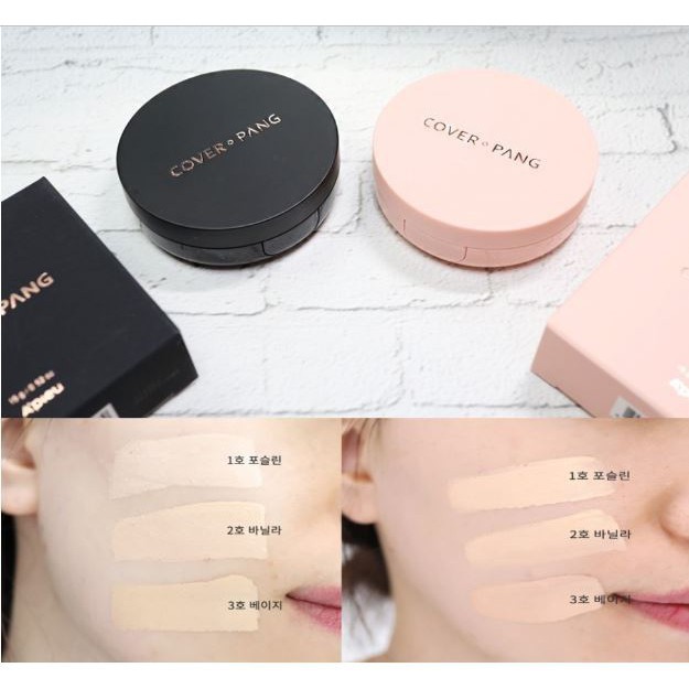 PHẤN NƯỚC A’PIEU COVER PANG LONGWEAR / GLOW CUSHION KÈM LÕI + MÚT THAY THẾ