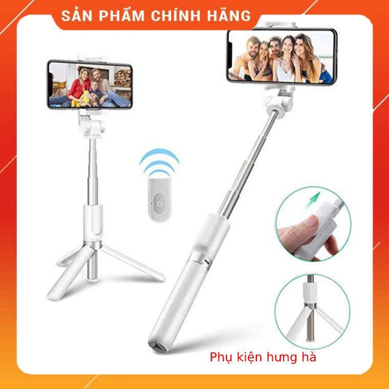 (RẺ VÔ  ĐỊCH )Gậy Chụp Ảnh Tự Sướng Selfie Kiêm Giá Đỡ Tripod 3 Chân Cho Điện Thoại Bluetooth K10 CHÍNH HÃNG