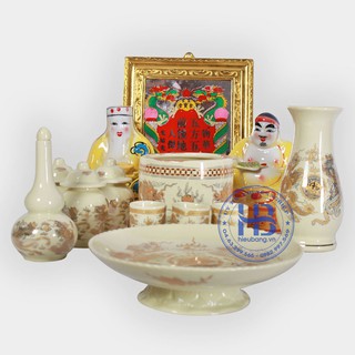 Bộ đồ thờ thần tài vàng bé