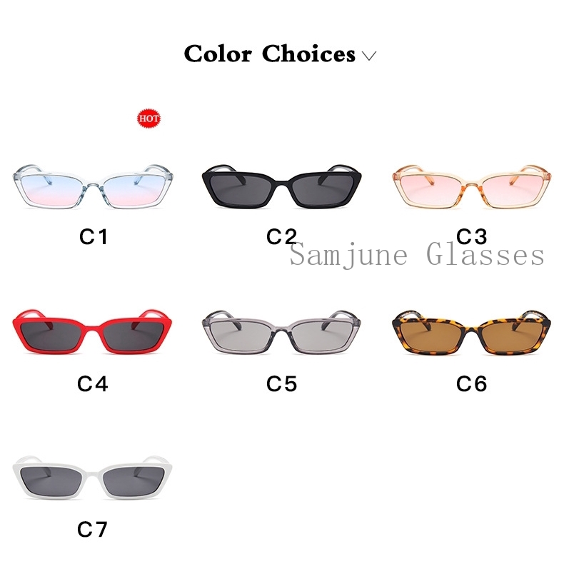 Kính Mát Mắt Mèo SAMJUNE Phong Cách Cổ Điển Dành Cho Nữ