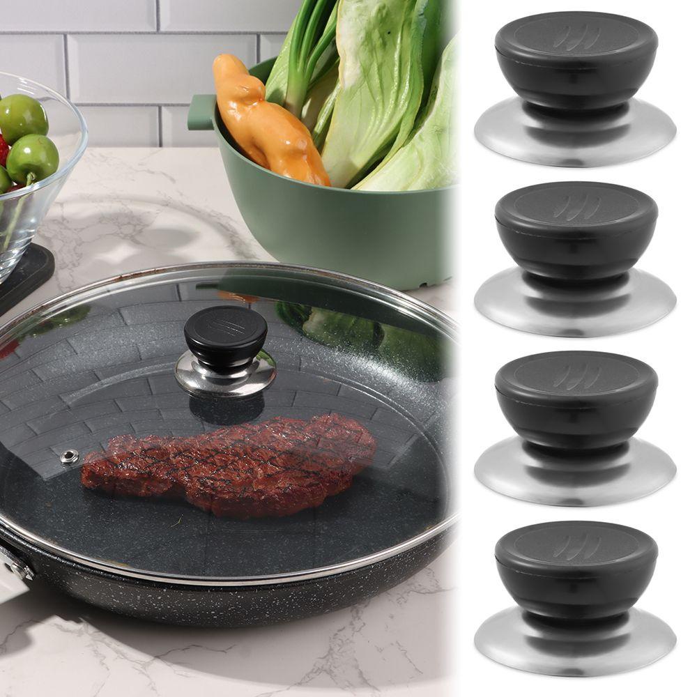 Set 12 Nút Gắn Nắp Nồi Thay Thế Bằng Thép Không Gỉ Chống Bỏng