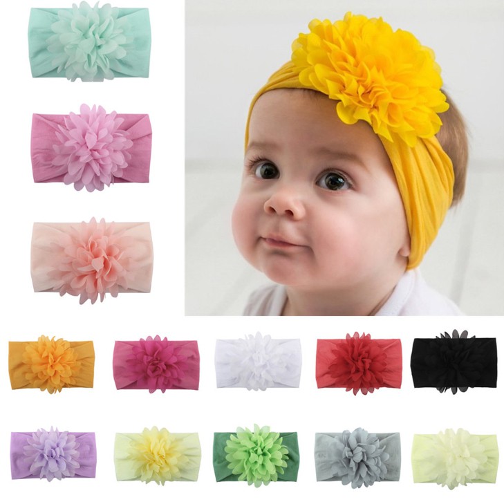 Băng đô bản to mềm co giãn tốt cho bé AHBĐ32