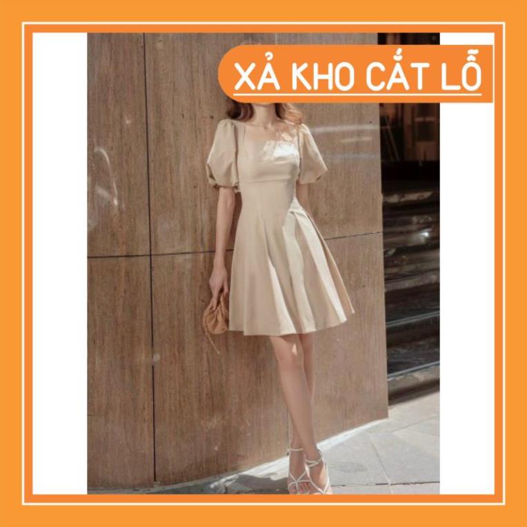 [Quần Áo Hot] Đầm dạo phố cổ vuông tay phồng chít eo Jada Dress | BigBuy360 - bigbuy360.vn