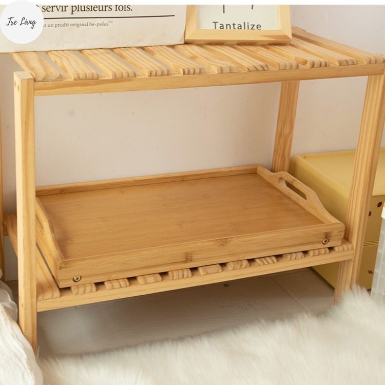 Bàn gỗ gấp gọn Mini Decor Hàn Quốc cực chill CUTE SHOP