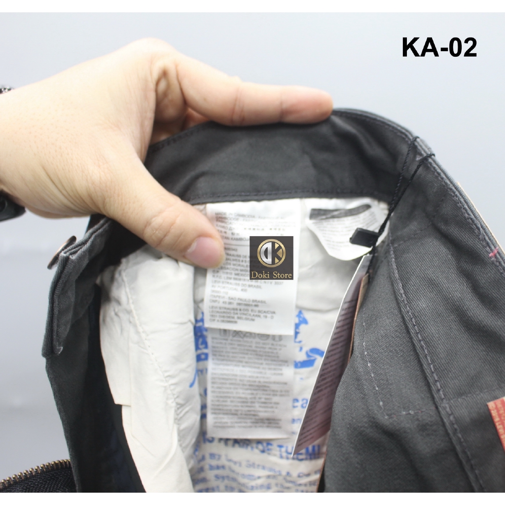 Quần KAKI Jean Màu Ghi KA-07 Quần Kaki Nam Dáng Ôm Đứng, Chất vải co giãn, Lịch sự, Trẻ trung - Doki