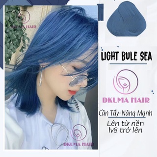 Màu Nhuộm XANH KHÓI LIGHT BULE SEA Hair Color