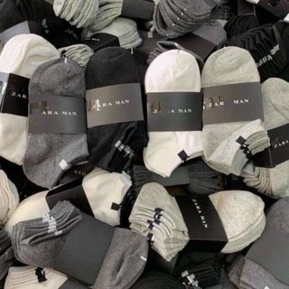 Tất,vớ cổ ngắn trơn unisex four seasons đơn giản