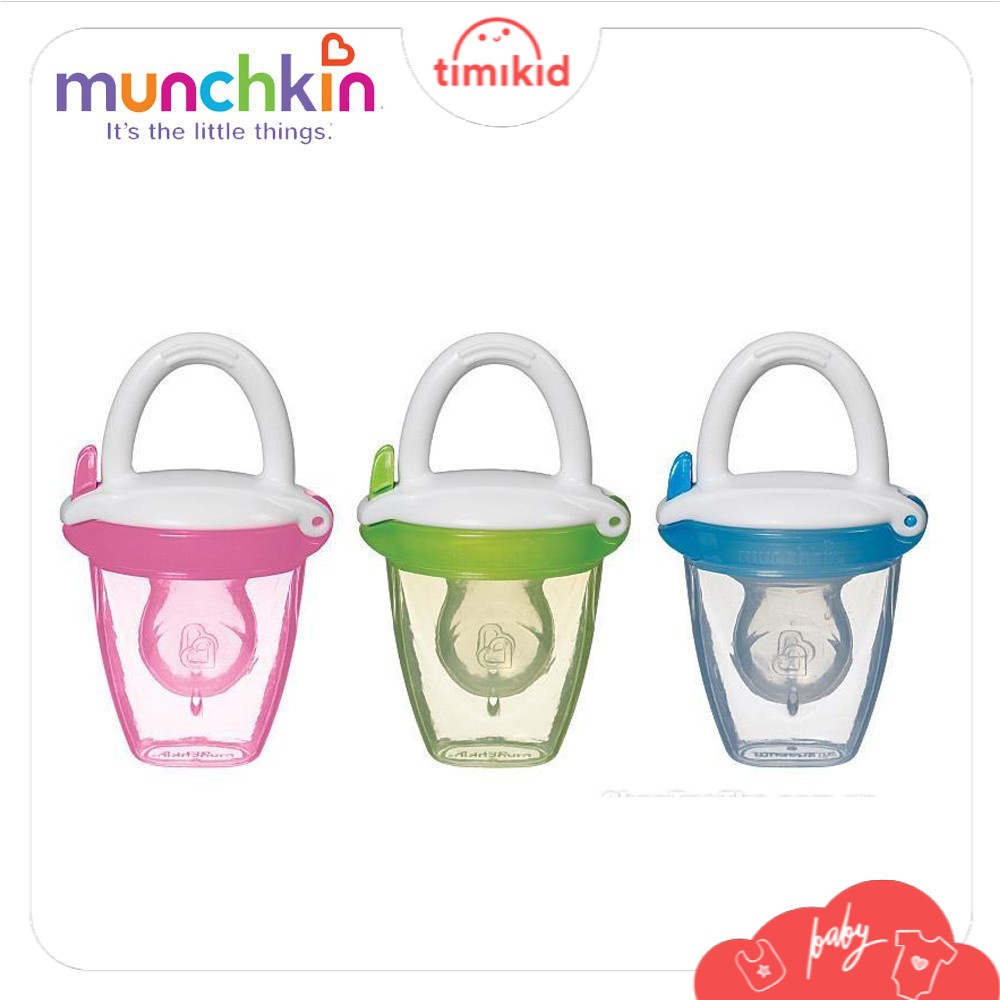 [HÀNG CHÍNH HÃNG] Túi Nhai Ăn Dặm Chống Hóc Silicone Munchkin