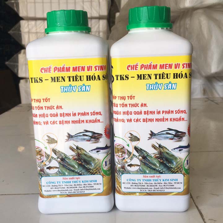 MEN TIÊU HÓA SỐNG TKS - NHANH LỚN,TĂNG TỈ LỆ ĐỒNG ĐỀU - THỦY SẢN