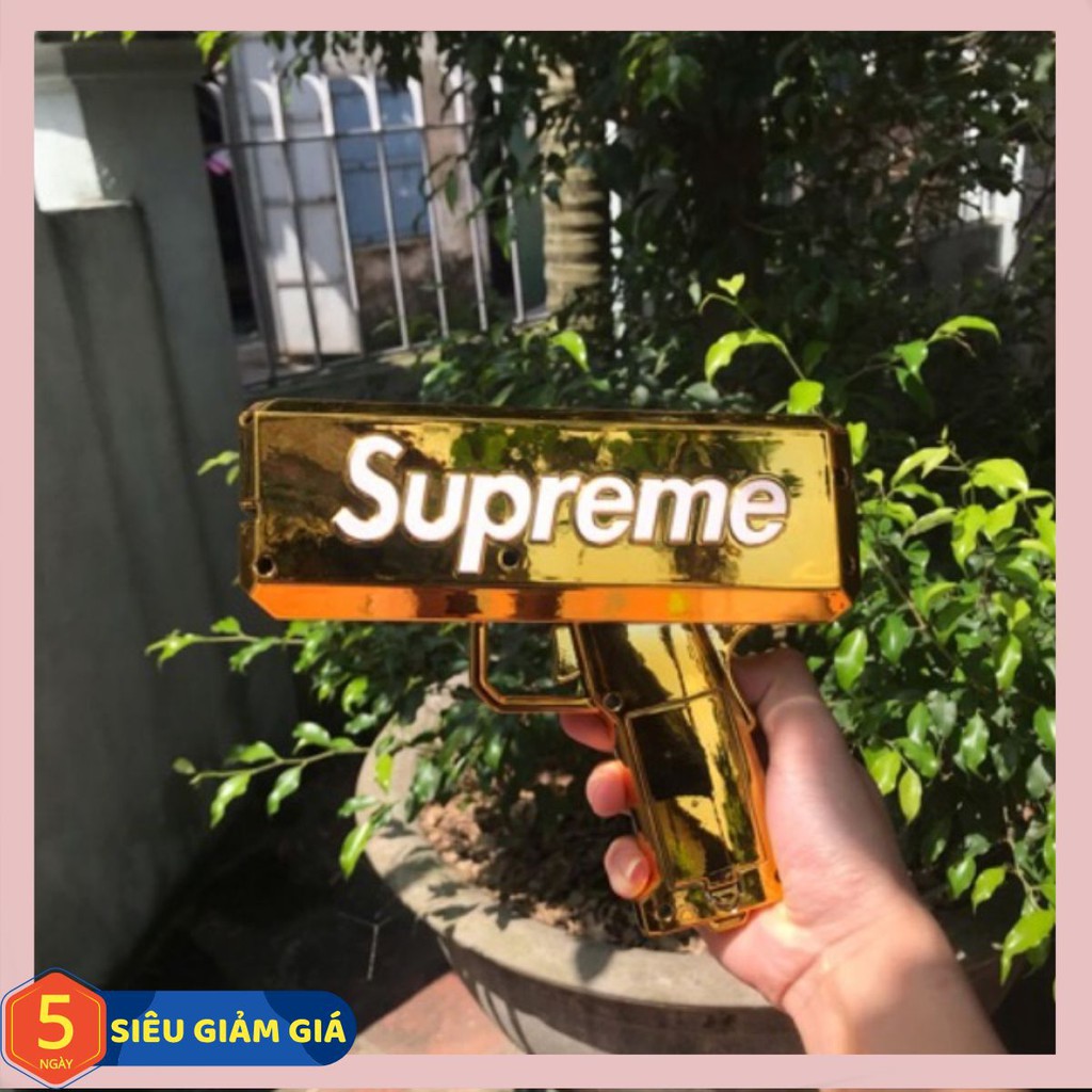 Súng Bắn Tiền Supreme Gun Money Full Box Chữ Nổi Loại XỊn