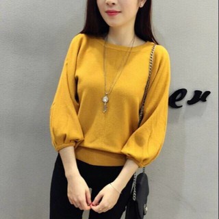 [RẺ VÔ ĐỊCH] Áo Len Bom Tay Lỡ Siêu Xinh