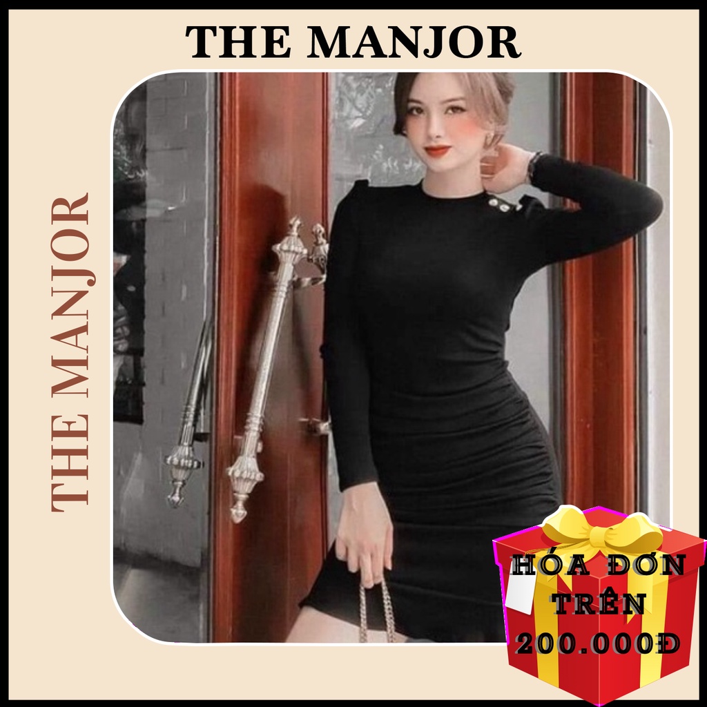 Đầm Body Tay Dài Nhún Sườn Đuôi Cá Chất Thun Borip Thích Hợp Mặc Đi Tiệc Đi Làm Đi Chơi 🔥By steven.factory | BigBuy360 - bigbuy360.vn