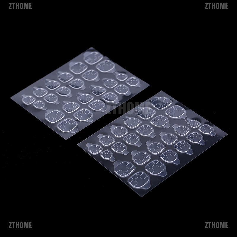 5 tờ / 24 miếng dán móng giả hai mặt tiện lợi