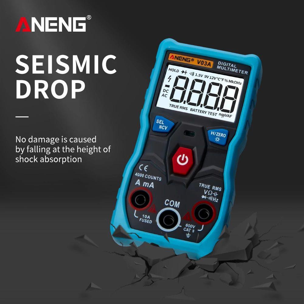 LONTIME Vạn Năng Kế Thông Minh ANENG V03A Có Màn Hình Hiển Thị RMS