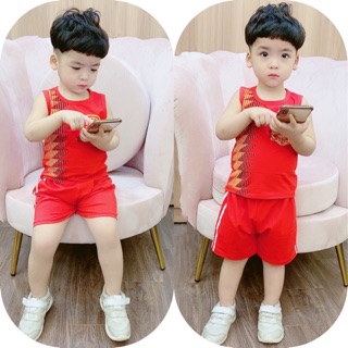 Bộ thể thao bóng đá màu đỏ chất đẹp