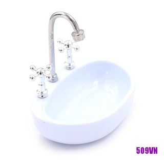 Chậu rửa mini trang trí nhà búp bê