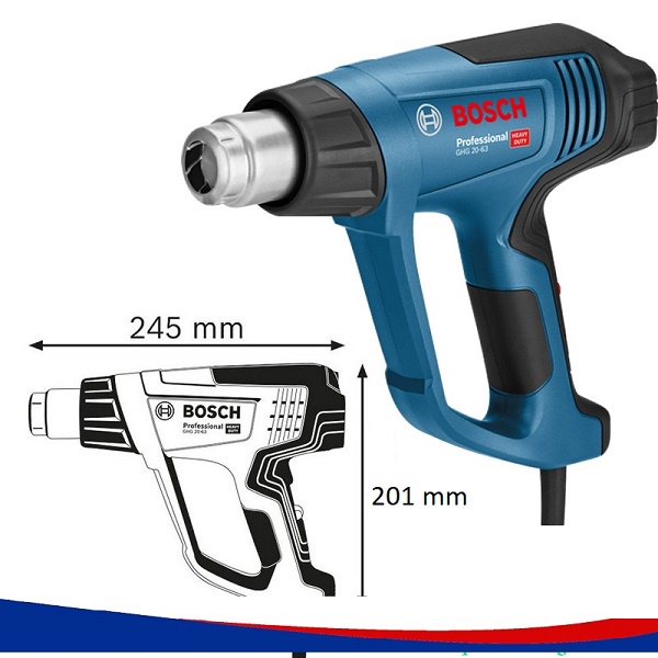 Máy thổi hơi nóng Bosch GHG 20-63