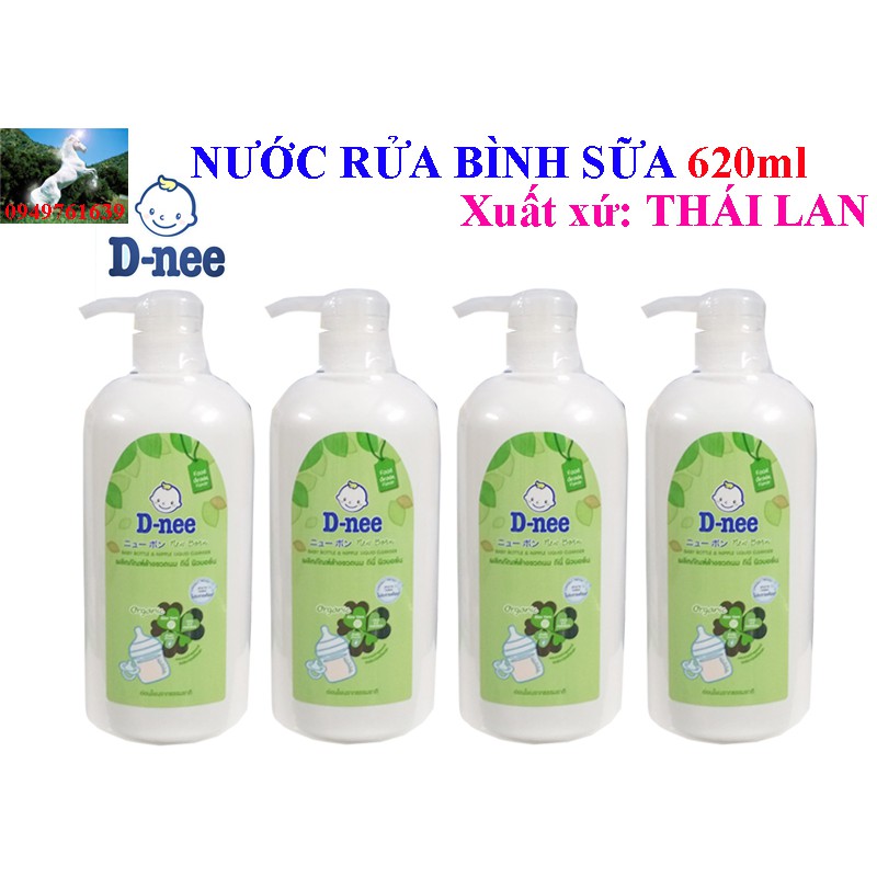 COMBO 6 CHAI NƯỚC RỬA BÌNH DNEE CHAI 620ML