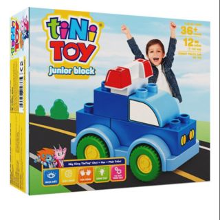 Đồ Chơi Lắp Ráp Junior Block Forest Police Car tiNiToy 102