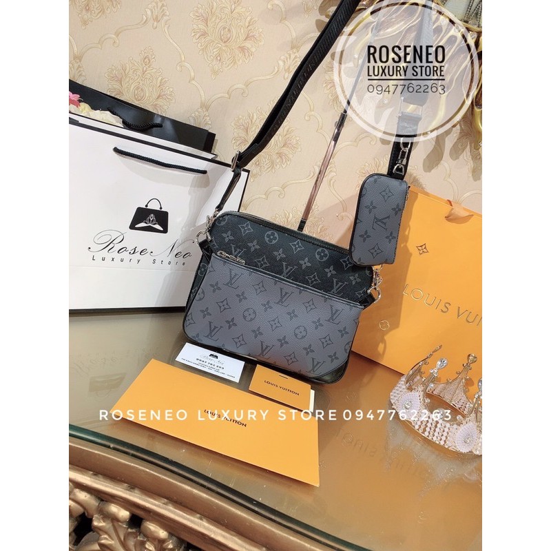 TÚI ĐEO CHÉO NAM LV TRIO MULTI VOYAGER, MESENGER , CAMERA, OUTDOOR BAGS🔱