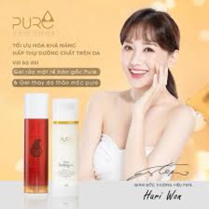 Gel rửa mặt tế bào gốc Pure chính hãng nhập khẩu 100% Hàn Quốc