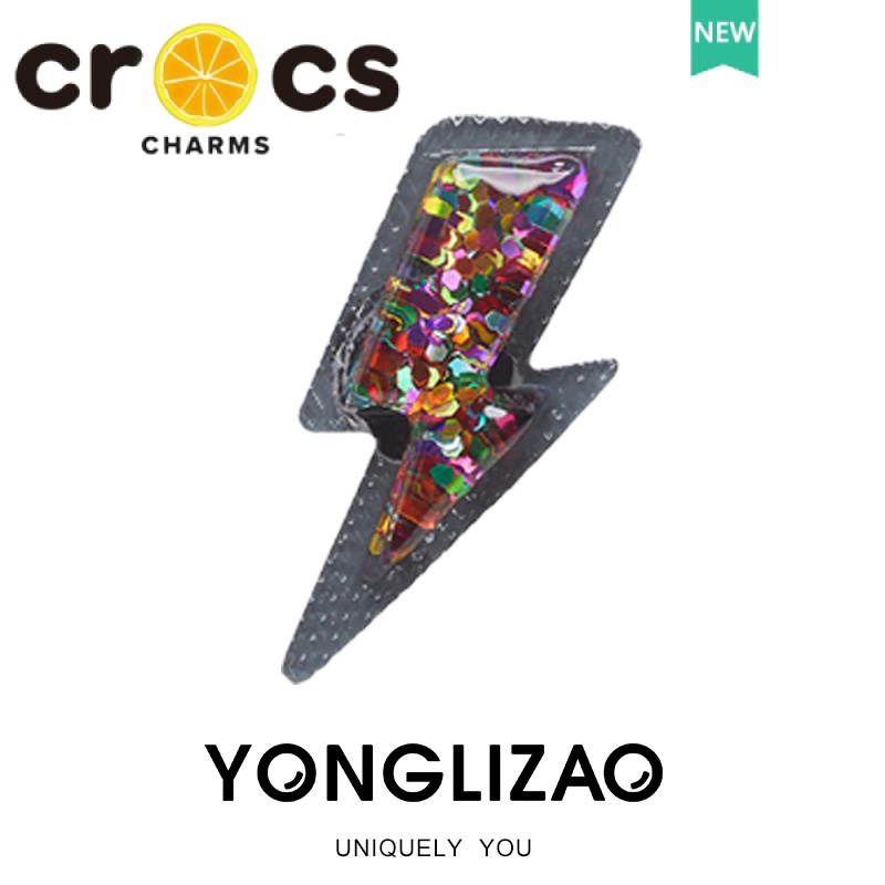Crocs Phụ Kiện Trang Trí Giày crocs Hình Ngôi Sao Năm Cánh Lấp Lánh DIY