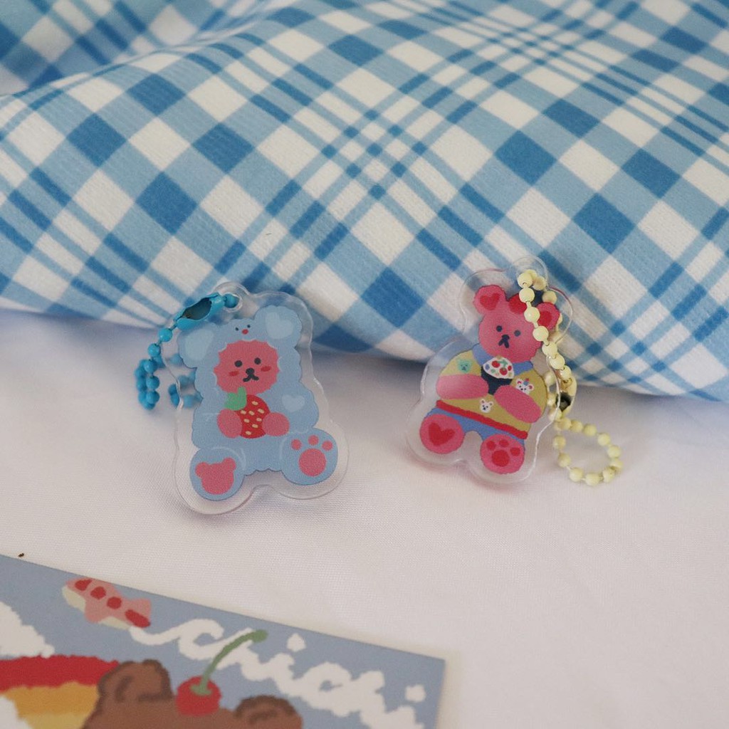 Phụ kiện hình gấu xinh xắn để trang trí cho Airpods