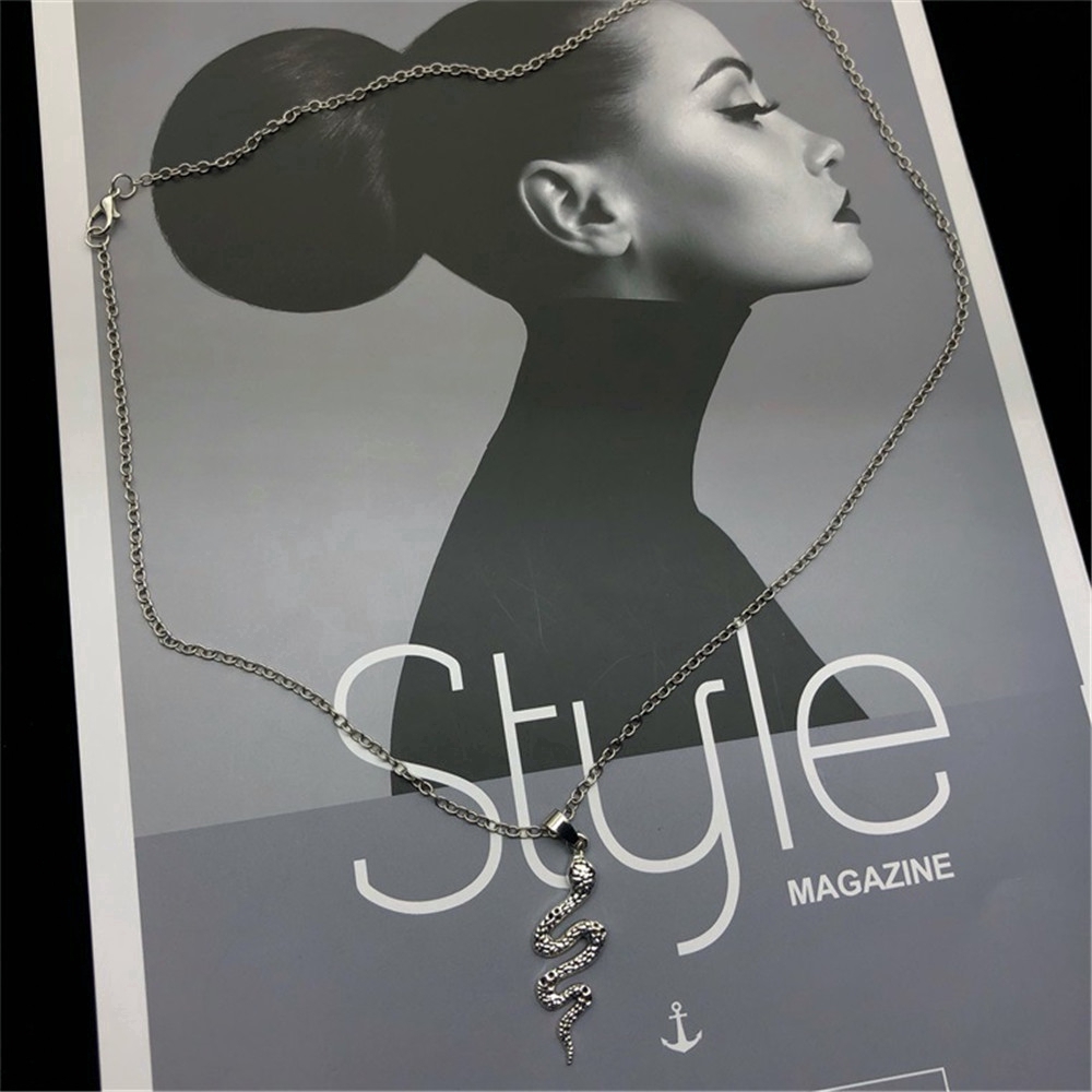 Dây Chuyền Hình Rắn Phong Cách Retro Cá Tính